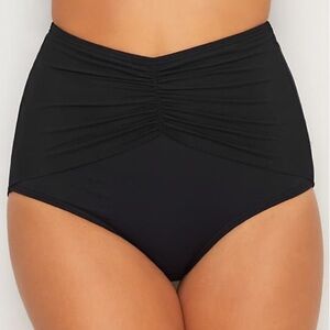 COCO REEF Classic Solid DIVA HIGH-WAIST BIKINI BOTTOM Size S